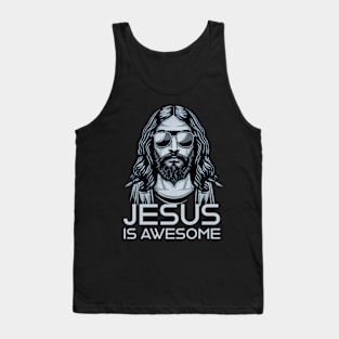 Jesus is Awesome, Jesus Christ, Jesus in Sunglasses Tank Top